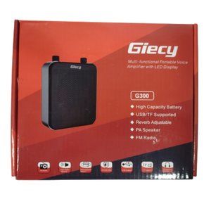 Giecy Multi-functional Portable Voice Amplifier with LE Display G300
